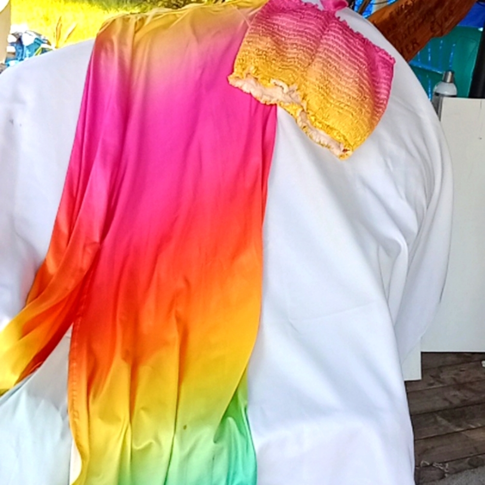 Colorful Skirt and Halter Top